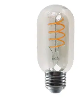Žiarovky Rabalux LED Spiral Filament žiarovka číra T45 4W/E27/250Lm/4000K/110cm