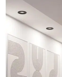 LED osvetlenie Eglo 902287 - SADA 3xLED RGBW Stmievateľné podhľadové svietidlo SALICETO-Z LED/4,7W/230V čierna 902287