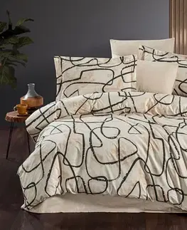Obliečky Obliečky bavlnené Efekt TiaHome - 2x Vankúš 90x70cm, 1x Paplón 200x220cm