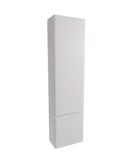 Kúpeľňový nábytok Kúpeľňová skrinka vysoká Naturel Ancona 40x157x20 cm biela lesklá ANCONAV40DVB ANCONAV40DVB