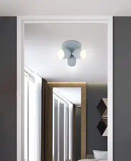 Stropná svetla Stropná lampa 3xE27 sivá 32cm AZURO