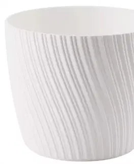Záhrada Kvetináč Mika 13 cm biela