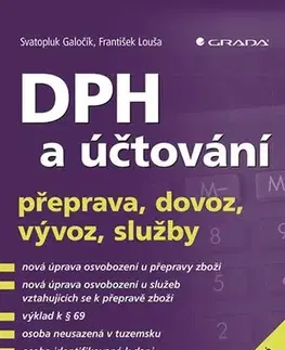 Dane, účtovníctvo DPH a účtování - přeprava, dovoz, vývoz, služby - 8. vydání - František Louša,Svatopluk Galočík