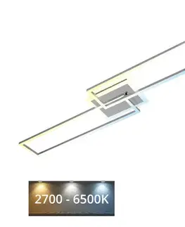 Svietidlá Brilo - LED Stmievateľný prisadený luster FRAME 2xLED/20W/230V Wi-Fi Tuya + DO 3538-019