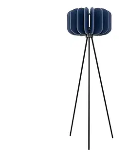 Lampy  SL.1865 - Stojacia lampa MULA 1xE27/15W/230V modrá SL.1865