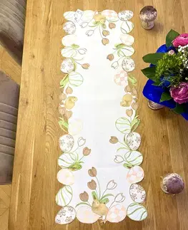 Obrusy Veľkonočný obrus Easter 40x110cm TiaHome