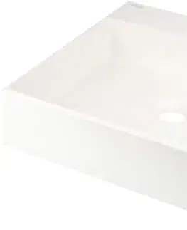 Umývadlá DEANTE - Correo alabaster Granit umývadlo na dosku - 400x400 mm CQR_AU4S