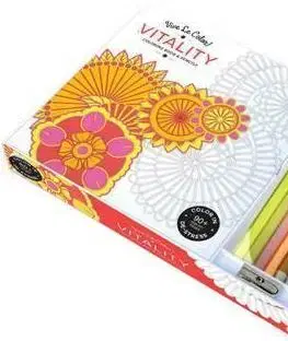 Maľovanky pre dospelých Vive Le Color Vitality Coloring Book and Pencils - Abrams Noterie