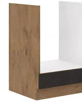 Kuchynské skrinky stojace Skrinka do kuchyne VIGO grafit mat 60D GAZ BB