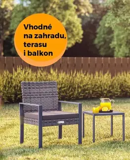 Záhradné jedálenské sety Záhradný set 2+1 D9608 Dekorhome
