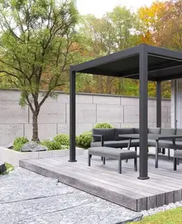 Bioklimatické pergoly Bioklimatická pergola 3x3 m SCHATLER MODERN HomeGarden