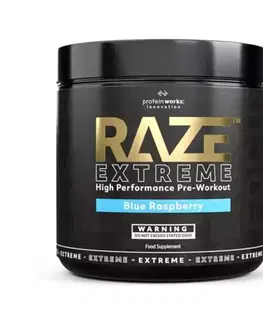 Pre-workouty The Protein Works Raze Extreme modrá malina