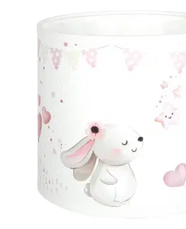 Lampy BRILAGI - Univerzálne tienidlo BOBO E27 pr. 15 cm krémová/zajačiky 757533