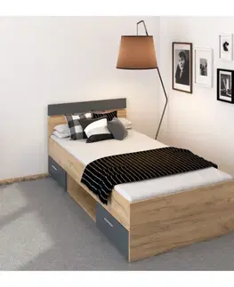 Postele Postel s úložným priestorom MICHIGAN NEW 90 Tempo Kondela