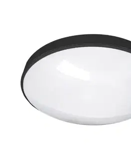 Svietidlá  LED Kúpeľňové stropné svietidlo CIRCLE LED/12W/230V 4000K pr. 25 cm IP44 čierna 0080001043