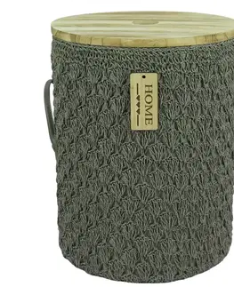 Kúpeľňové doplnky Okrúhly košík XL Ø34 cm h44 cm