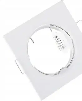 LED zápustené svietidla Pevné podhľadové svietidlo Pavo štvorcové biele