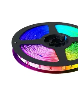 LED osvetlenie  Stmievateľný RGB LED pás 26 W / 230 V, 20 m + diaľkové ovládanie KDSN00000018