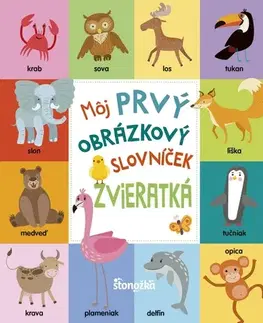 Leporelá, krabičky, puzzle knihy Môj prvý obrázkový slovníček: Zvieratká