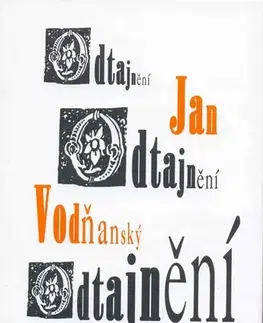 Novely, poviedky, antológie Odtajnění - Jan Vodňanský