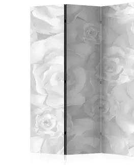 Paravány Paraván Plaster Flowers Dekorhome