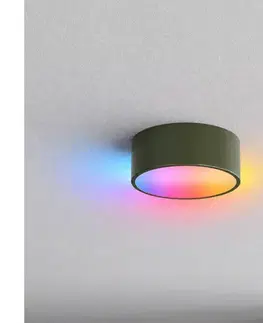Svietidlá BRILAGI - LED RGBW Stropné svietidlo CLARE 1xE27/12W/230V pr. 20 cm khaki BG5228+AI0579