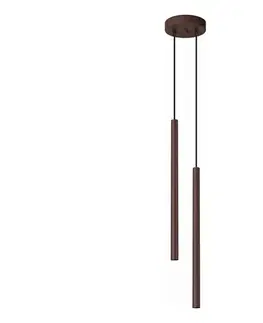 Svietidlá  SL.2146 - Luster na lankách PASTELO 2xG9/8W/230V hnedá SL.2146