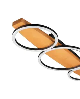 Svietidlá  LED Stropné svietidlo MELISA LED/28W/230V 26,5x70 cm borovica 334251
