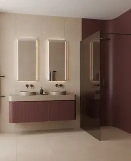 Sprchové dvere REA/S - Sprchová zástena Flexi Brown / Titan 120 KPL-K99470