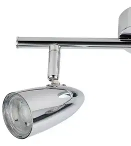 Nástenné svetlá Nástenná lampa s LED pásikom 2x4W chróm LIBERTY