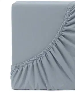 Plachty 4Home jersey prestieradlo Mako sivá, 90 x 200 cm