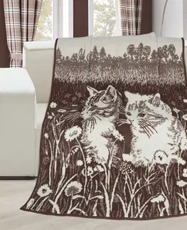 Prikrývky Bellatex Deka Karmela plus Mačiatka, 150 x 200 cm