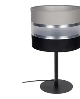Lampy  Stolná lampa CORAL 1xE27/60W/230V čierna/šedá 0411