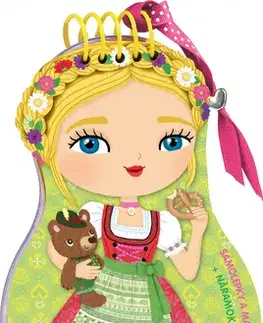 Nalepovačky, vystrihovačky, skladačky Obliekame nemecké bábiky HANNA – Maľovanky - Charlotte Segond-Rabilloud,Kolektív autorov,Julie Camel