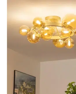 Svietidlá BRILAGI - LED Prisadený luster MILLA 10xG9/3W/230V zlatá 9010-10GA