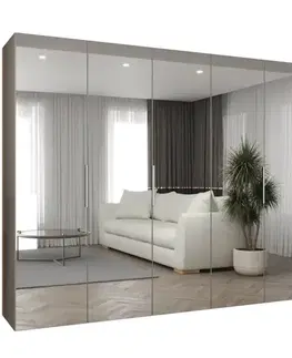 Šatníkové skrine Skriňa Marbella III 300 kašmír/kašmír