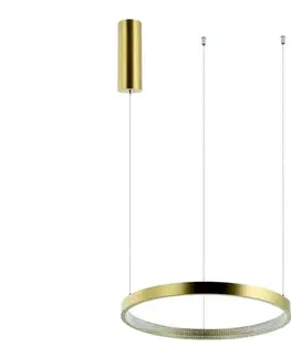 Svietidlá Zam 2007 - LED Stmievateľný luster na lanku LED/50W/230V zlatá 2007