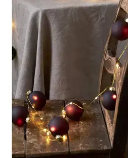 Vianočné dekorácie Eglo 411559 -  svetelná reťaz BLISS 22xLED/3xAA 2,6m teplá biela 411559