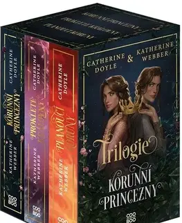 Fantasy, upíri Korunní princezny -Korunní princezny, Prokleté královny a Planoucí koruny box - Catherine Doyle,Katherine Webber,Radka Kolebáčová