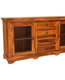 Komody Komoda 180x90x45 Jali z indického masívu palisander