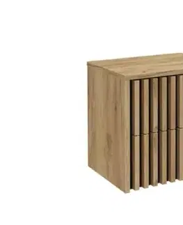 Kúpeľňový nábytok Kúpeľňová skrinka s krycou doskou SAT Delano 60x56x45 cm dub mat DELANO60ZDCDE DELANO60ZDCDE