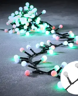 Svetelné reťaze do exteriéru Vianočné svetelná reťaz zelená s 1000 LED diódami Multicolor 23m IP44 - Comet