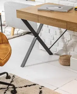 Pracovné stoly Písací stôl so zásuvkou PONTOS Dekorhome