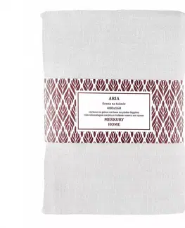 Záclony do obývačky Záclona na páske  ARIA polyester biela 400x160 Merkury Home