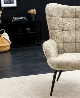 Kreslá Kreslo IKAROS bouclé Dekorhome