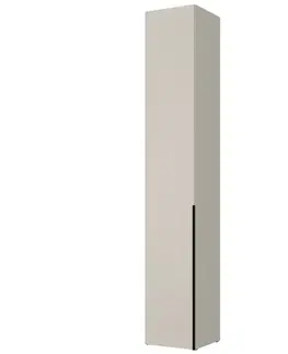 Šatníkové skrine Skriňa Slim 1d S01 Kašmír