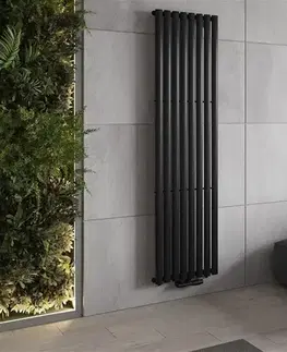 Radiátory do kúpeľne MEXEN - Oregon vykurovací rebrík/radiátor 1800 x 490 mm, 805 W, čierny W202-1800-490-00-70
