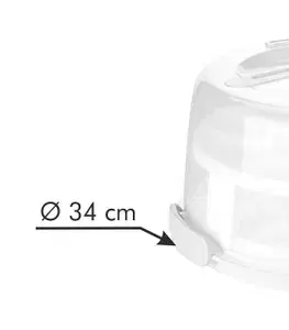 Formy na pečenie Tescoma podnos na muffiny s poklopom DELÍCIA ø 34 cm