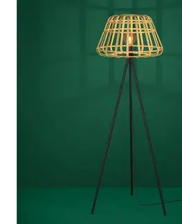 Lampy Eglo 390155 - Stojacia lampa MONTEZUELO 1xE27/40W/230V bambus 390155
