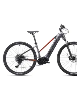 Elektrobicykle Dámsky krosový elektrobicykel Crussis e-Cross Low 9.11 715Wh 28" - model 2026 16" (155-170 cm)